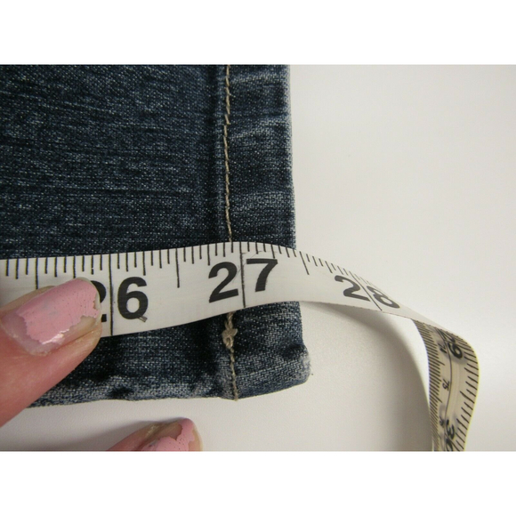 Gloria Vanderbilt Amanda Jeans Womens Size 8 Short Blue straight leg Mid Rise - Picture 10 of 10